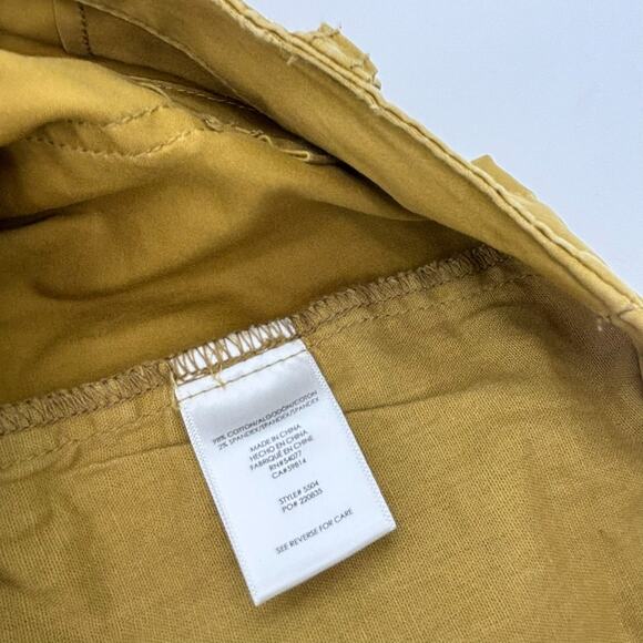 Cabi Pants Size 2 The Tracker Joggers Ankle Utility Stretch Marigold - Picture 11 of 11